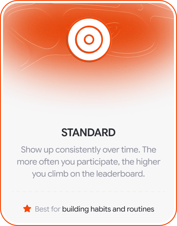 Rally type selection screen